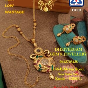 Stud Chain with Locket