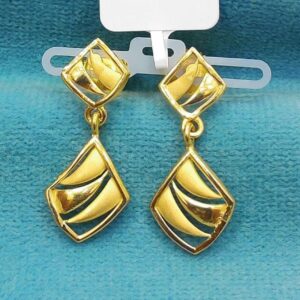 Striking Abstract Drop Earrings