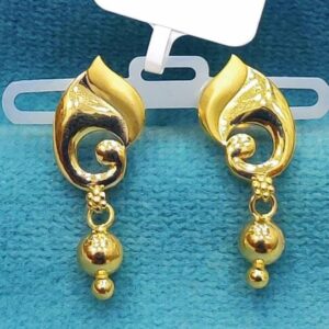 Subtle Leaf Drop Earrings