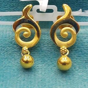 Flower Bud Drop Earrings